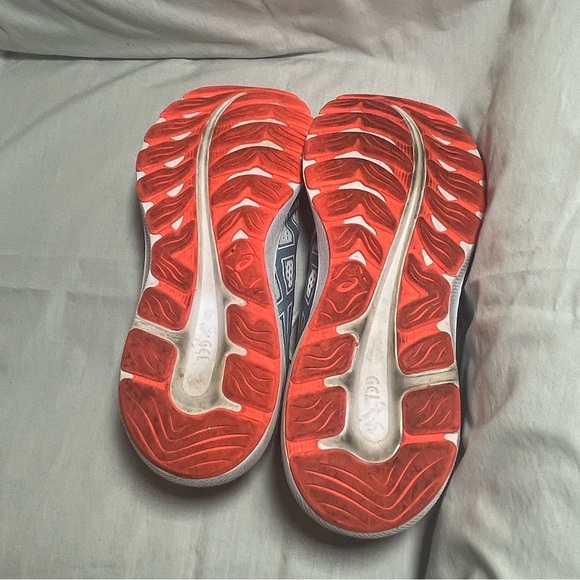 ASICS Gel-Excite 8 White Blue Sneakers Running Shoe -Size 10 - Picture 8 of 9